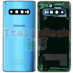 SCOCCA posteriore per Samsung Galaxy S10+ Plus G975F BLU back cover copri batteria 
