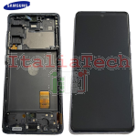 DISPLAY LCD ORIGINALE Samsung G780 Galaxy S20 FE Nero Cloud Navy touch vetro schermo