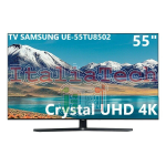 TV LED 55" SAMSUNG 4K UE55TU8502 SMART TV EUROPA BLACK Piede centrale