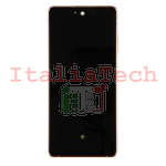 DISPLAY LCD ORIGINALE Samsung G780 Galaxy S20 FE ARANCIO vetrino touch vetro schermo