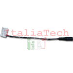 CONNETTORE DA CLIP 2 PIN A JACK 2.1 PER STRISCE LED MONOCOLORE 3528 - SKU 3507