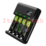 CARICABATTERIE PER 4 BATTERIE AA/AAA GREEN CELL GRSETGC02 (INCLUDE 4 BATTERIE AAA)