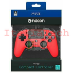 CONTROLLER NACON WIRED PS4 CON FILO PAD PLAY STATION 4 / PC ROSSO JOYPAD NUOVO