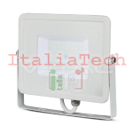 V-TAC PRO VT-50 FARO LED SMD 50W ULTRASOTTILE CHIP SAMSUNG DA ESTERNO COLORE BIANCO - BIANCO NATURALE SKU 410