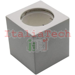 V-TAC VT 716SQ PORTAFARETTO QUADRATO A MONTAGGIO SUPERFICIALE IN GESSO PER LAMPADINE GU10 - SKU 3666