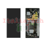 DISPLAY LCD ORIGINALE Samsung N986F Galaxy Note 20 Ultra 5G NERO vetrino touch vetro schermo