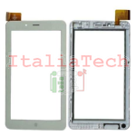 VETRINO touchscreen per MEDIACOM SMARTPAD IYO 7 M-SP7AY M-SP7BY  BIANCO vetro touch screen