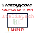 VETRO TOUCH SCREEN PER MEDIACOM SMARTPAD IYO 10 WIFI M-SP1EY NERO ORIGINALE