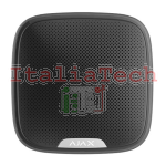 AJAX STREET SIREN - 38179.07.BL1 - SIRENA DA ESTERNO WIRELESS, POTENZA SONORA REGOLABILE TRA 85 E 113 DB - COLORE NERO