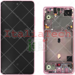 Display per Samsung A516F (Ori. Service Pack - Prism Cube Pink - Con frame)