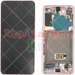 Display per Samsung G991 (Ori. Service Pack - Phantom Pink - Con frame)