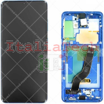 Display per Samsung G985F/G986F (Ori. Service Pack - Aura Blue - Con frame)