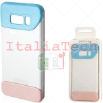 Custodia 2Piece Cover per Samsung Galaxy S8 (Blu/Pesca)