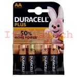 DURACELL - Batterie Alcaline Plus Power AA LR06/MN1500 - 5000394017641/5000394140851 - PLUS-AA