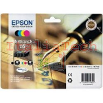 EPSON 16 ink cartridge black and tri-colour standard capacity 14.7ml 1-pack blister without alarm - C13T16264012