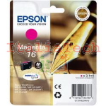 EPSON 16 ink cartridge magenta standard capacity 3.1ml 165 pages 1-pack blister without alarm - C13T16234012