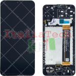 Display per Samsung A135 (Ori. Service Pack - Black - Con frame (BOE B6))