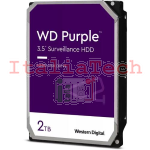 HDD HARD DISK 3,5" 2TB 2000GB 256MB WESTERN DIGITAL PURPLE WD WD23PURZ