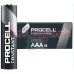 DURACELL - Batterie PROCELL Industriali MN2400 Mini Stilo AAA Constant Current - 10 PK 5000394149199 - PRO2400