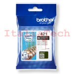 BROTHER CARTUCCIA NERO DA 200 PAGINE LC421BK PER DCPJ1050DW - LC421BK